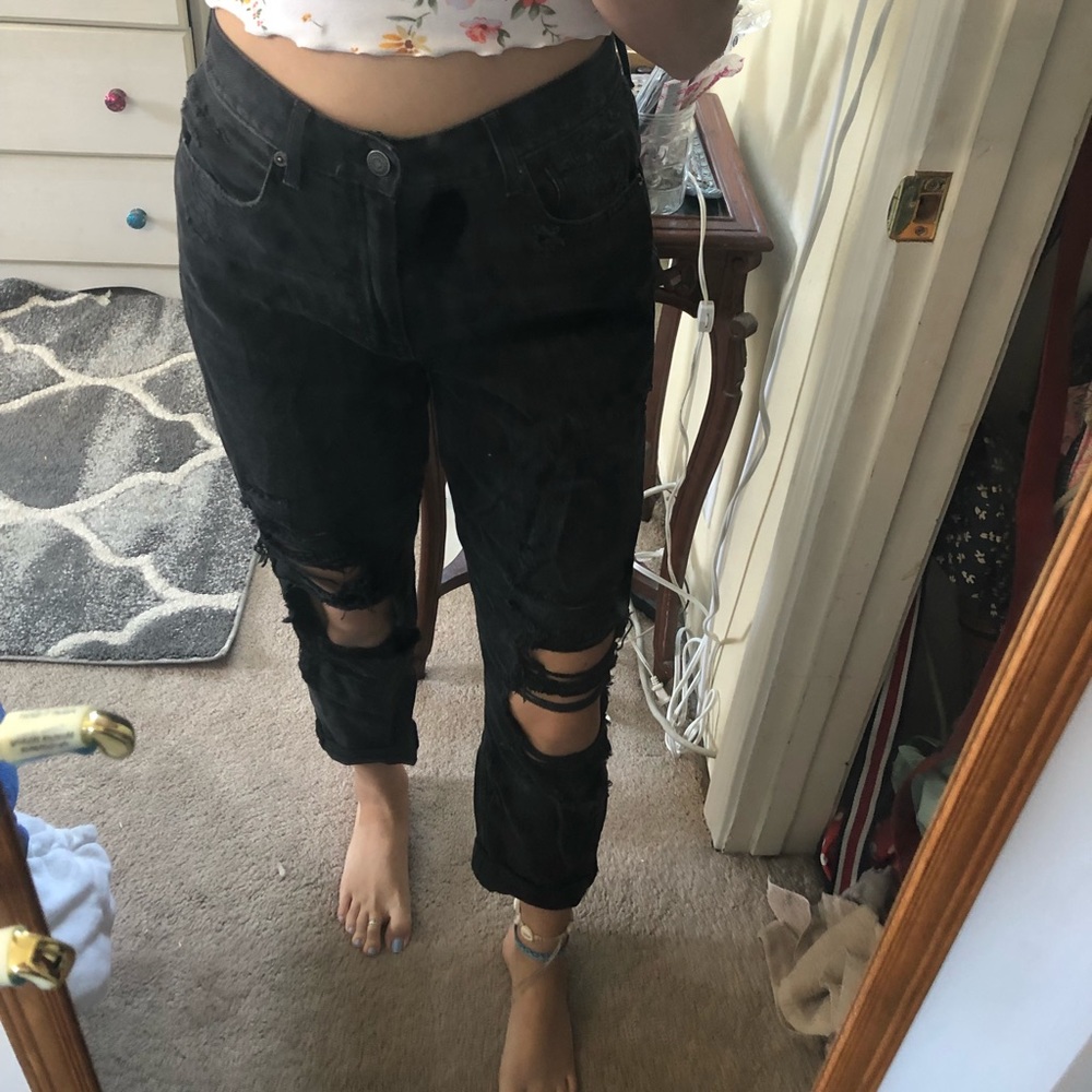 AE mom jeans